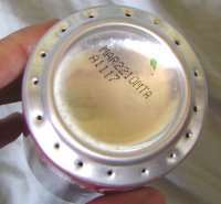 Stop with 16 holes placed evenly around the bottom of the can