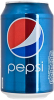 A fresh, unopened Pepsi can