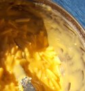 Cooked and finished mac ’n’ cheese